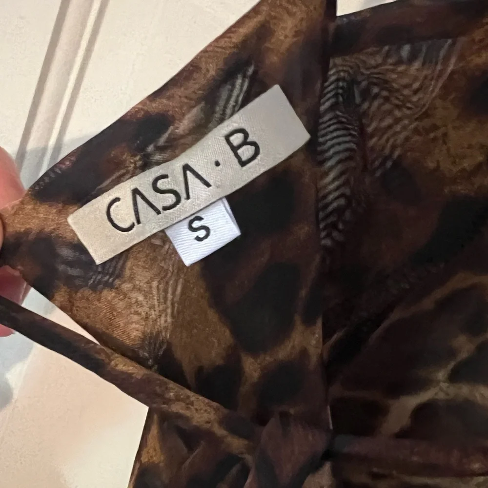 Leopard Print Sheer Maxi Dress - Picture 6 of 6